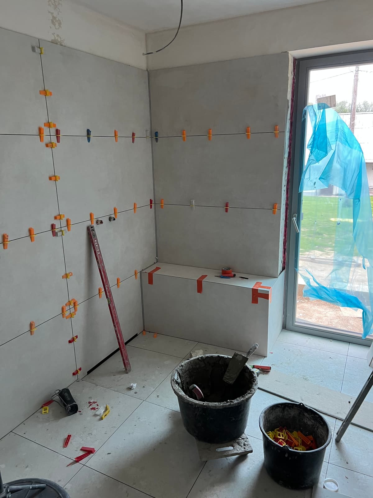 Obklady stěn - realizace Ostrava