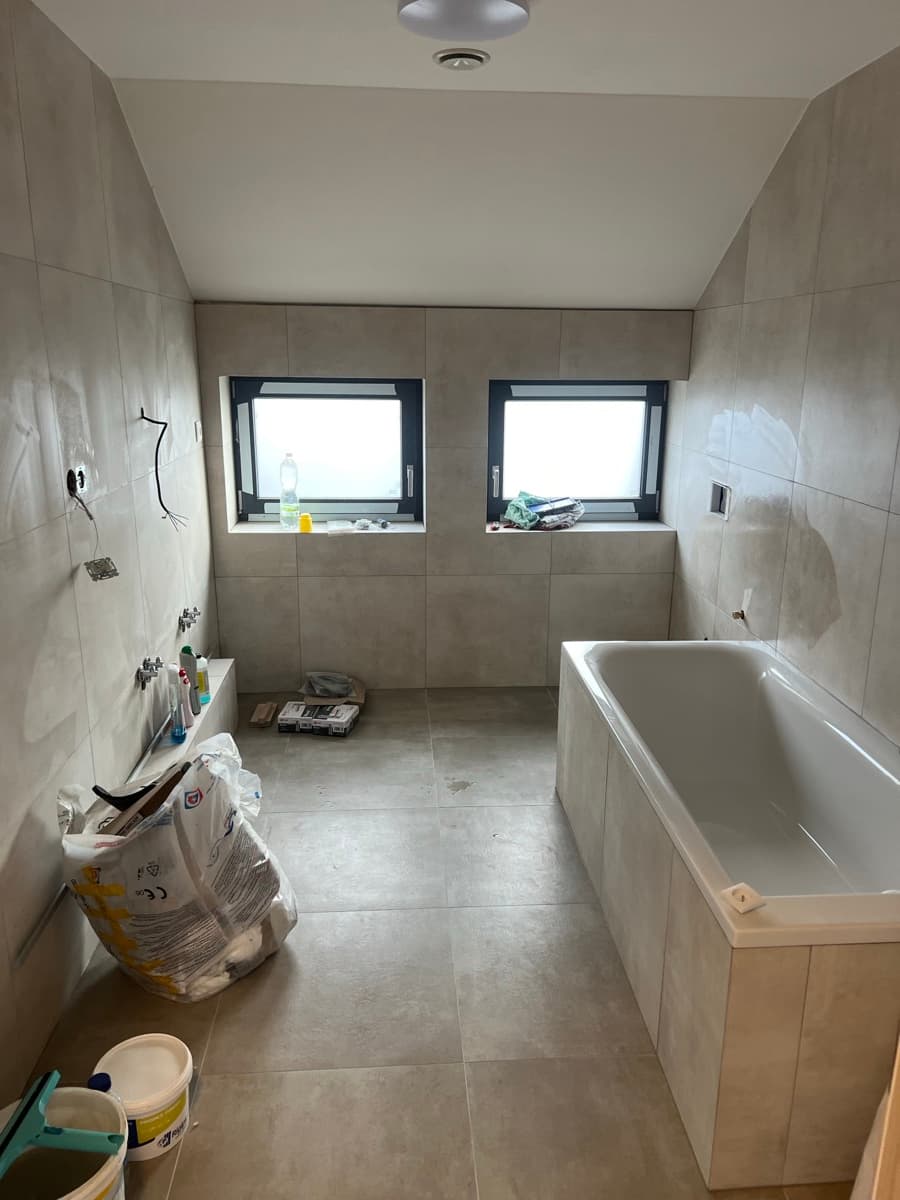 Realizace rekonstrukce koupelny Ostrava